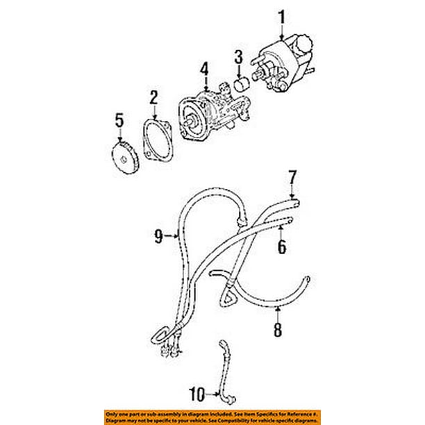 Genuine Chrysler 52124795AG Power Steering Return Hose Genuine Chrysler 52124795AG Power Steering Return Hose